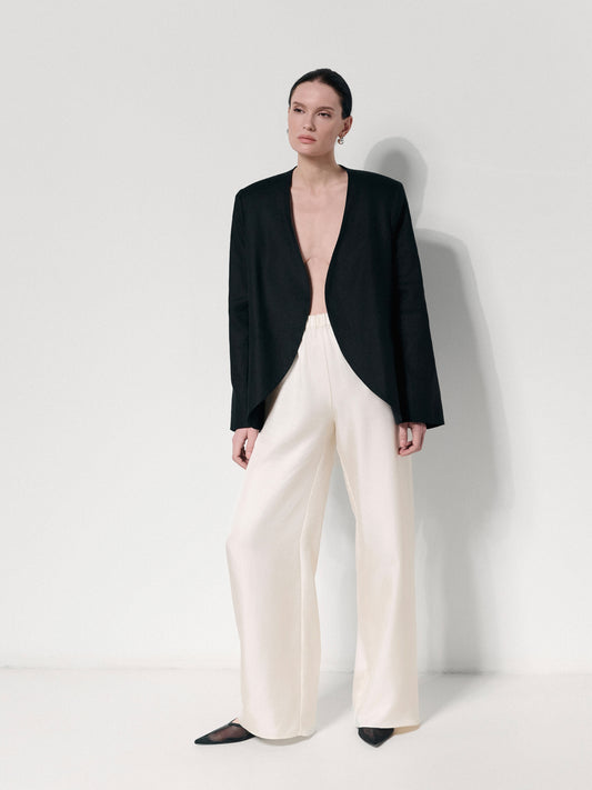 Woman silk trousers